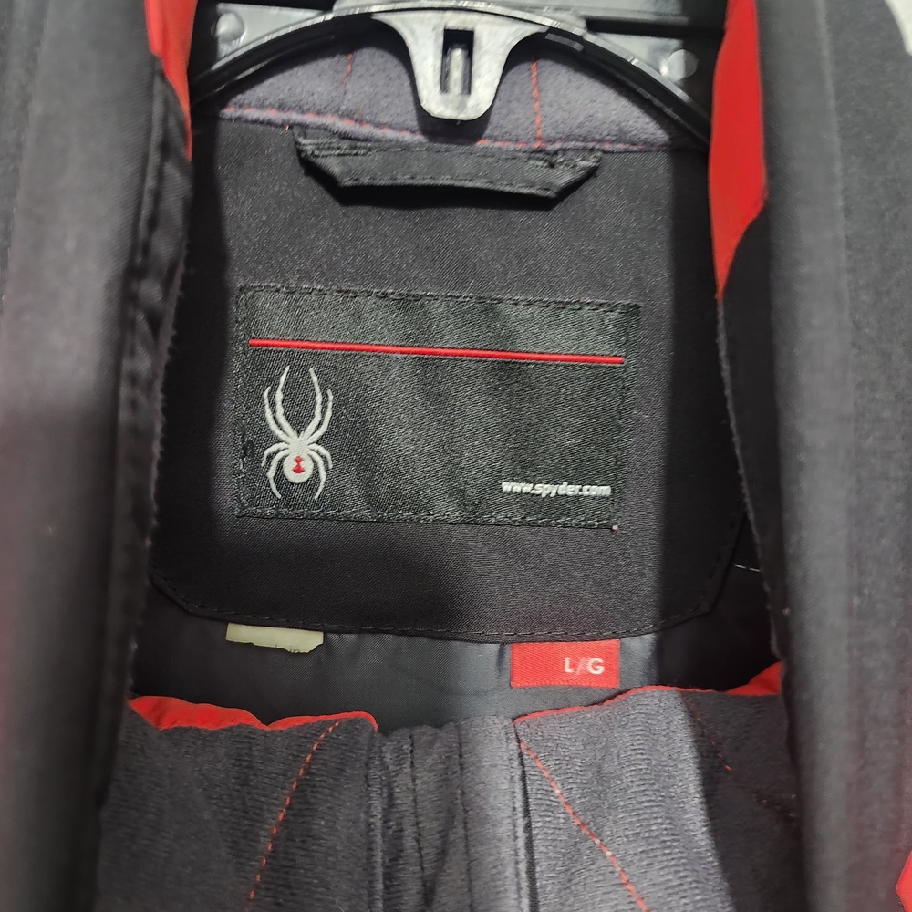 Spyder Men's Ski Snowboard Black and Red Jacket Size Large - Picture 4 of 10